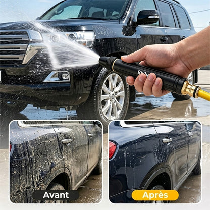 🎁50 % de réduction — Dernier jour丨Billhol® 🏆Pistolet à eau haute pression pour lavage de voiture à domicile, indispensable pour arroser les plantes et les légumes, ainsi que pour laver la voiture.👍💦