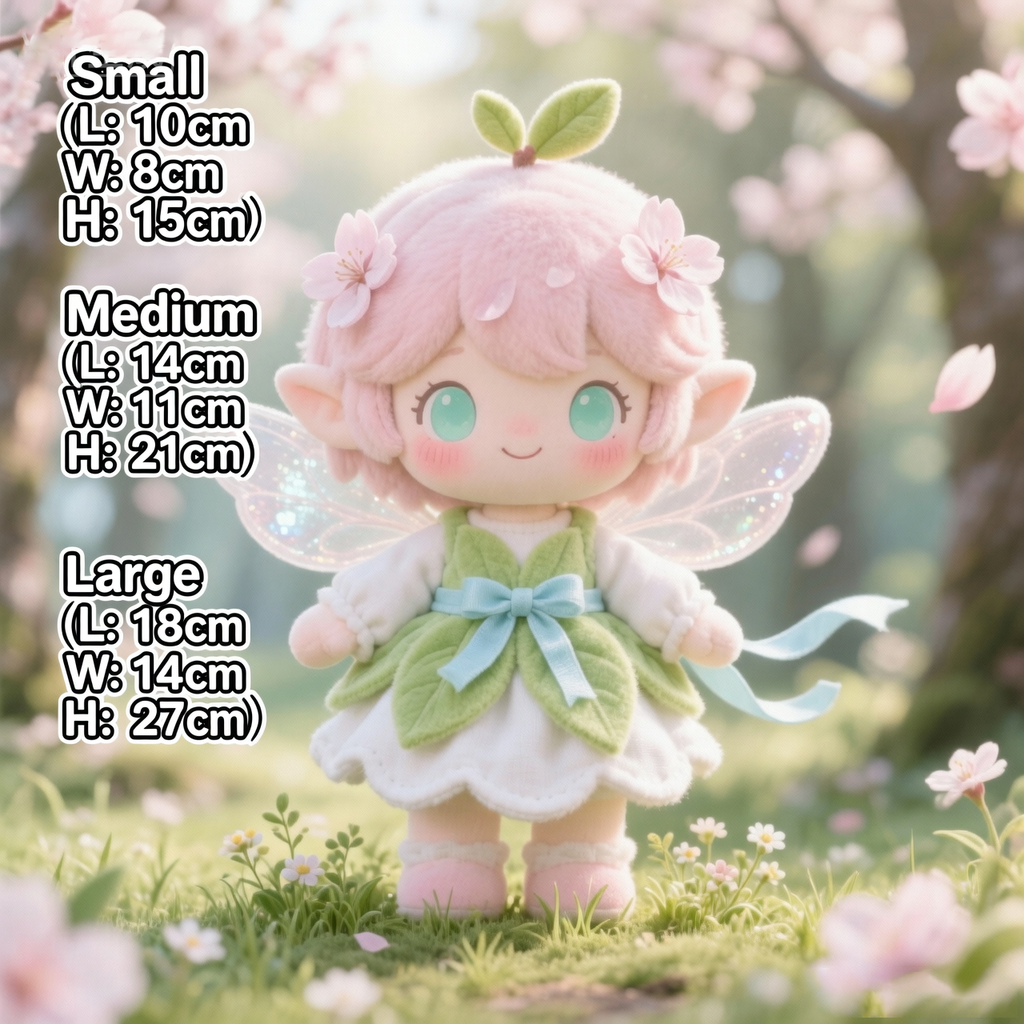 Spring Fairy Handmade Doll – A Magical Blossom of Spring