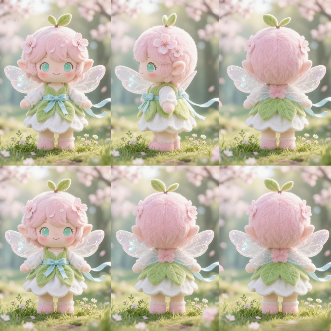 Spring Fairy Handmade Doll – A Magical Blossom of Spring