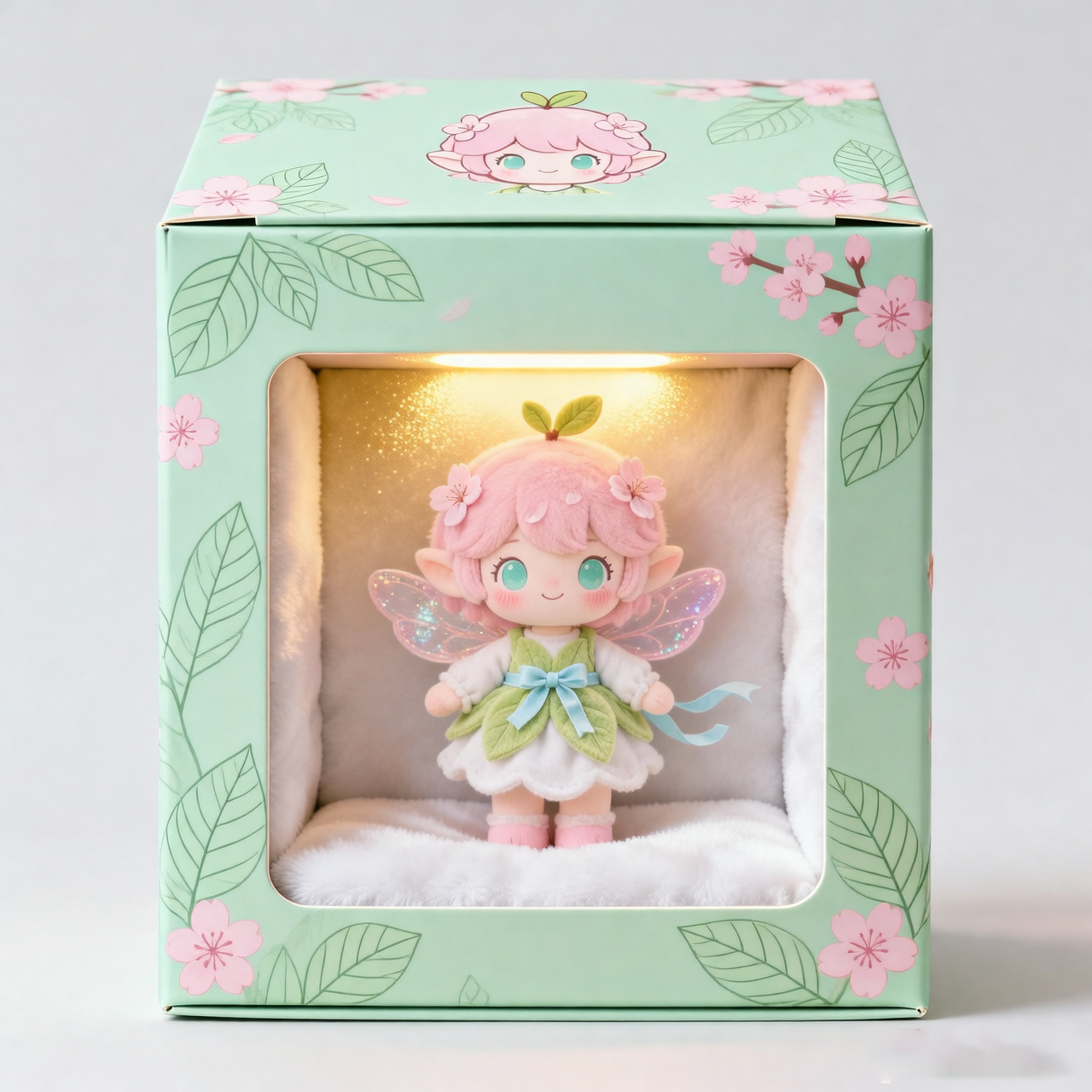 Spring Fairy Handmade Doll – A Magical Blossom of Spring
