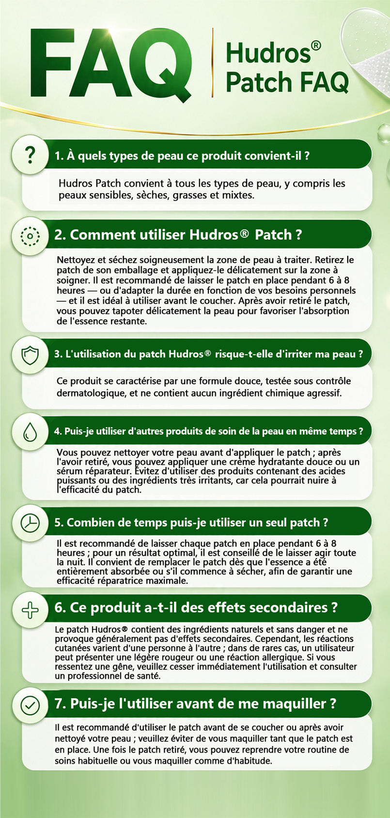 ✅ Patchs hydrocolloïdes à micro-aiguilles 2 en 1 𝐇𝐮𝐝𝐫𝐨s® | Élimine les grains de beauté en relief, l'acné, les verrues planes et les acrochordons | Patchs invisibles pour le visage et le corps | 144 patchs