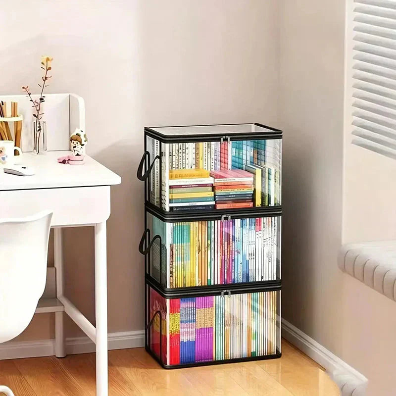 ⏳Dernier jour : achetez-en 2, le 3e offert !!💕 Sac de rangement transparent SVOZK® – grand, anti-poussière et humidité, avec poignée✨ Idéal pour vêtements, jouets, livres, peluches et plus encore ! 🧸📚👕🧦