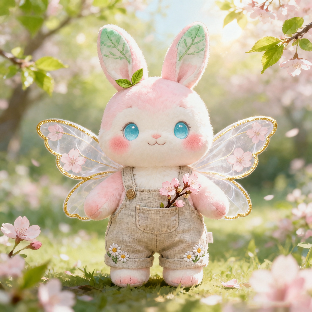 Spring Bunny Fairy Doll – A Whimsical Springtime Delight