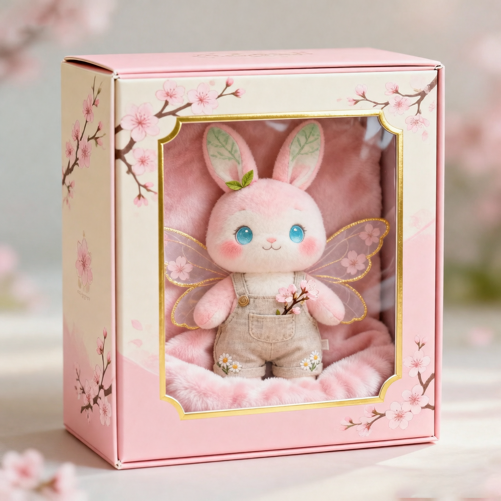 Spring Bunny Fairy Doll – A Whimsical Springtime Delight