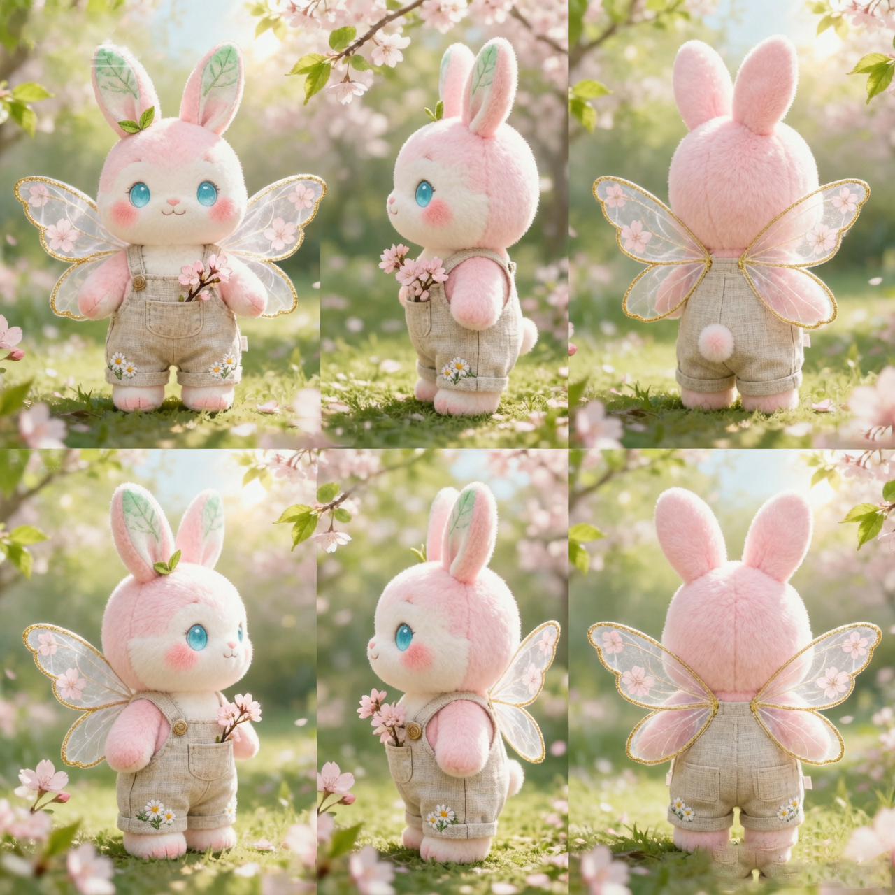 Spring Bunny Fairy Doll – A Whimsical Springtime Delight
