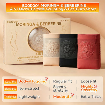 ❤️Boutique officielle de la marque | 🇫🇷 BQODQO® 2026 – Short sculptant et brûle-graisse 4-en-1 aux microparticules (Moringa & Berbérine)