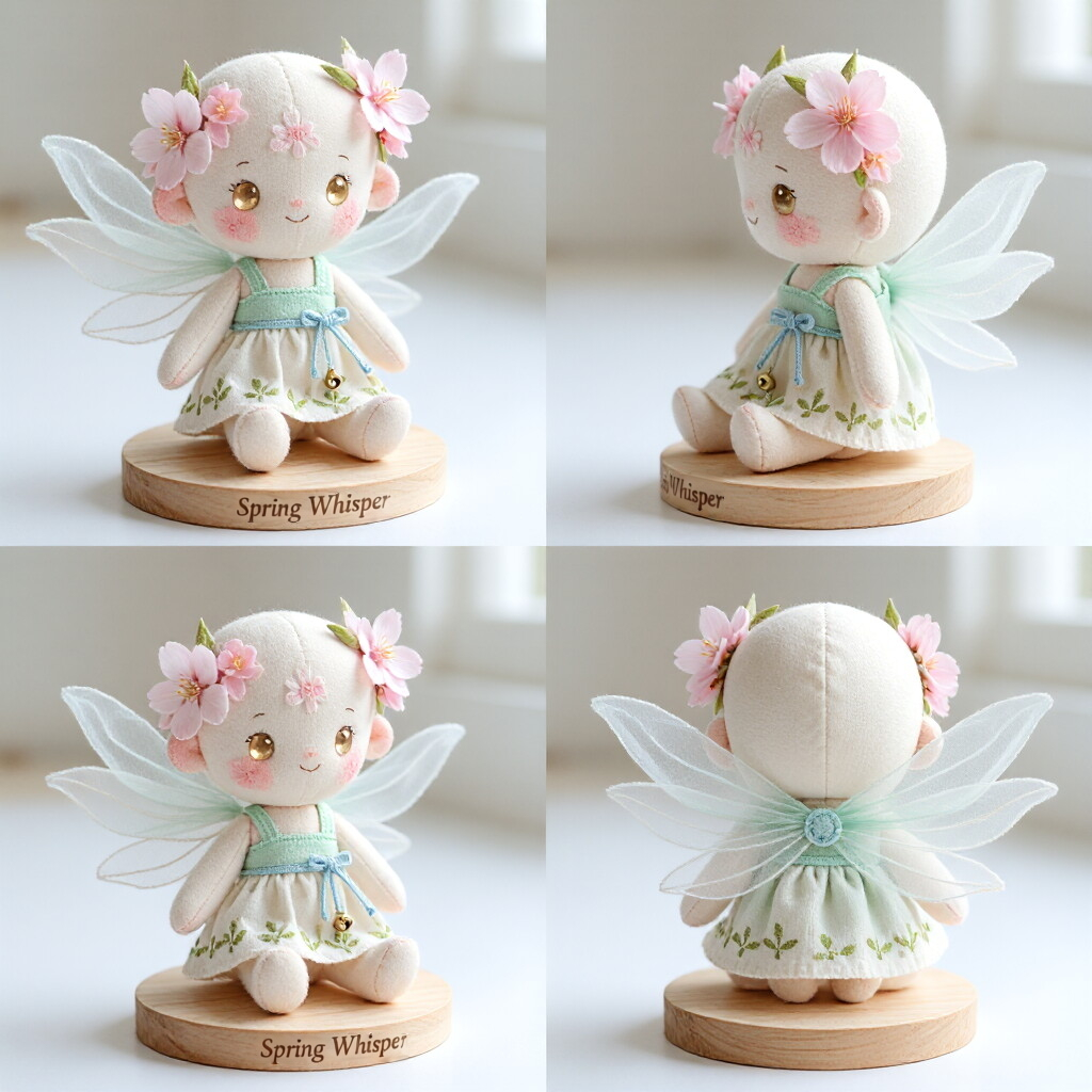 Spring Whisper Fairy Doll – A Gentle Touch of Spring Magic