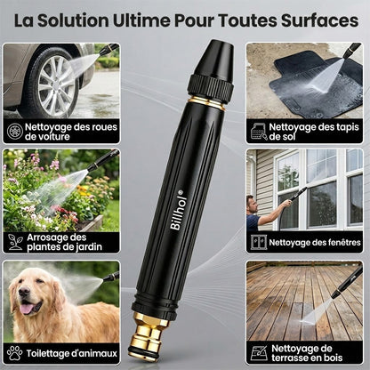 🎁50 % de réduction — Dernier jour丨Billhol® 🏆Pistolet à eau haute pression pour lavage de voiture à domicile, indispensable pour arroser les plantes et les légumes, ainsi que pour laver la voiture.👍💦