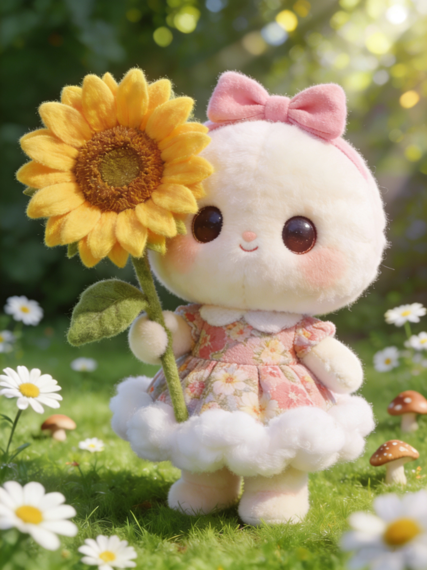 Sunflower Plush Doll
