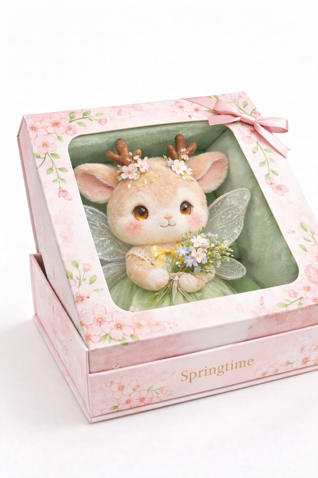 Springtime Deer Fairy Plush Toy
