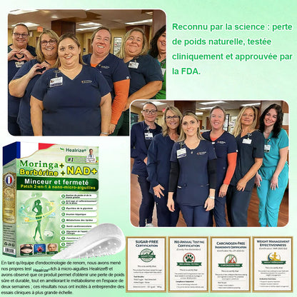 【DERNIER JOUR DE PROMO 80% DE RÉDUCTION】⏳ Healrize® Moringa · Berbérine × NAD+ Patch 10-en-1 Avancé à Nano-microaiguilles 📦 7 Patchs par Boîte · Approvisionnement pour 1 Semaine