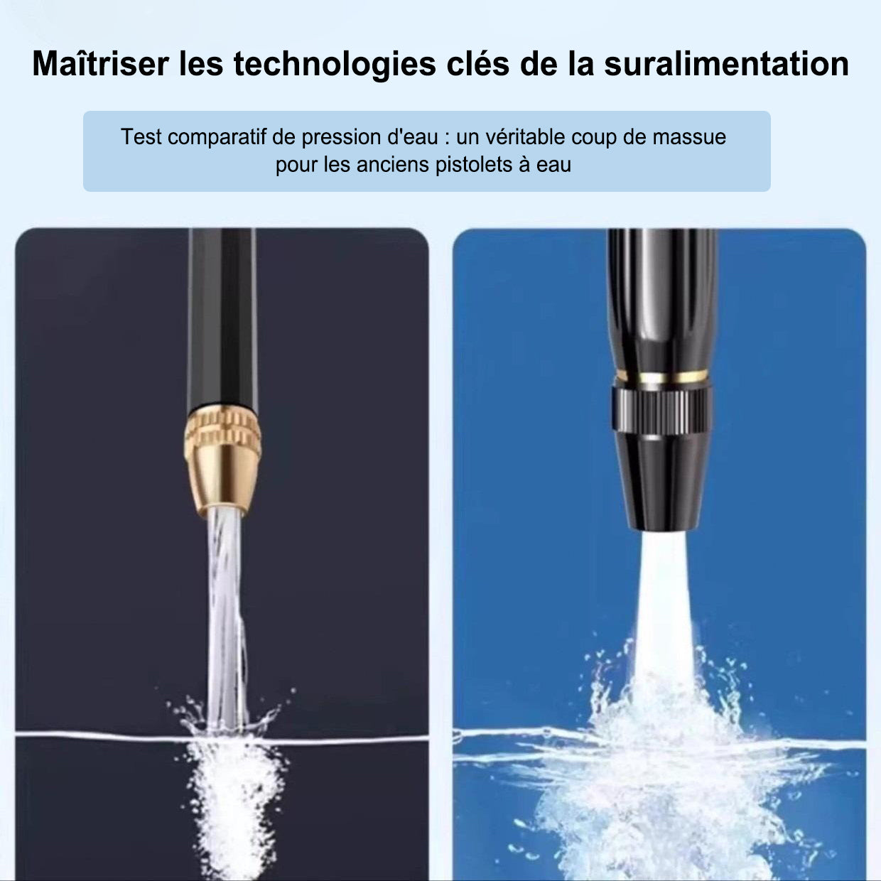 🔥 Dernier jour ! Prix le plus bas : seulement 5.7£ ! Pistolet à eau haute pression Billhol® 🏆 pour le lavage de voiture à domicile, indispensable pour arroser les plantes et les légumes, et laver sa voiture. 👍💦