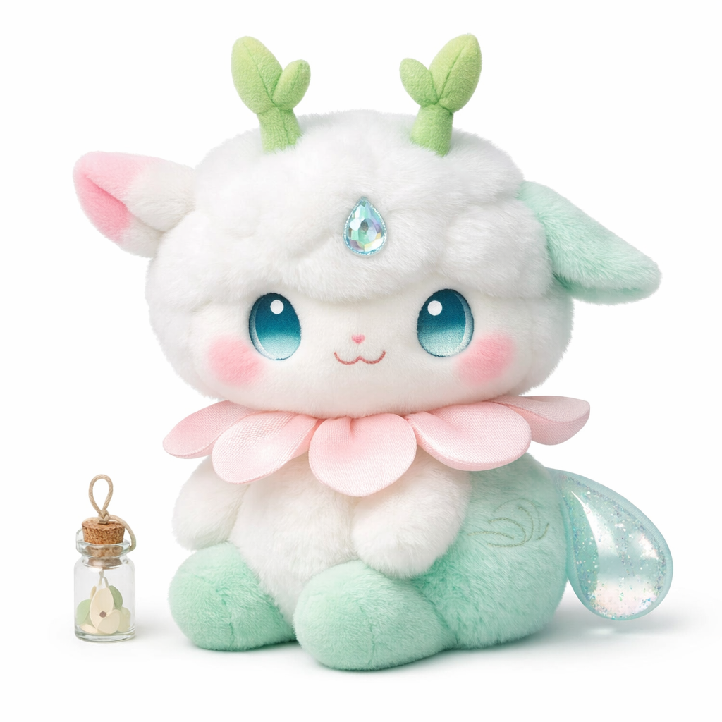 DewSprout Sprite Plush — Spring Freshness Gift Doll