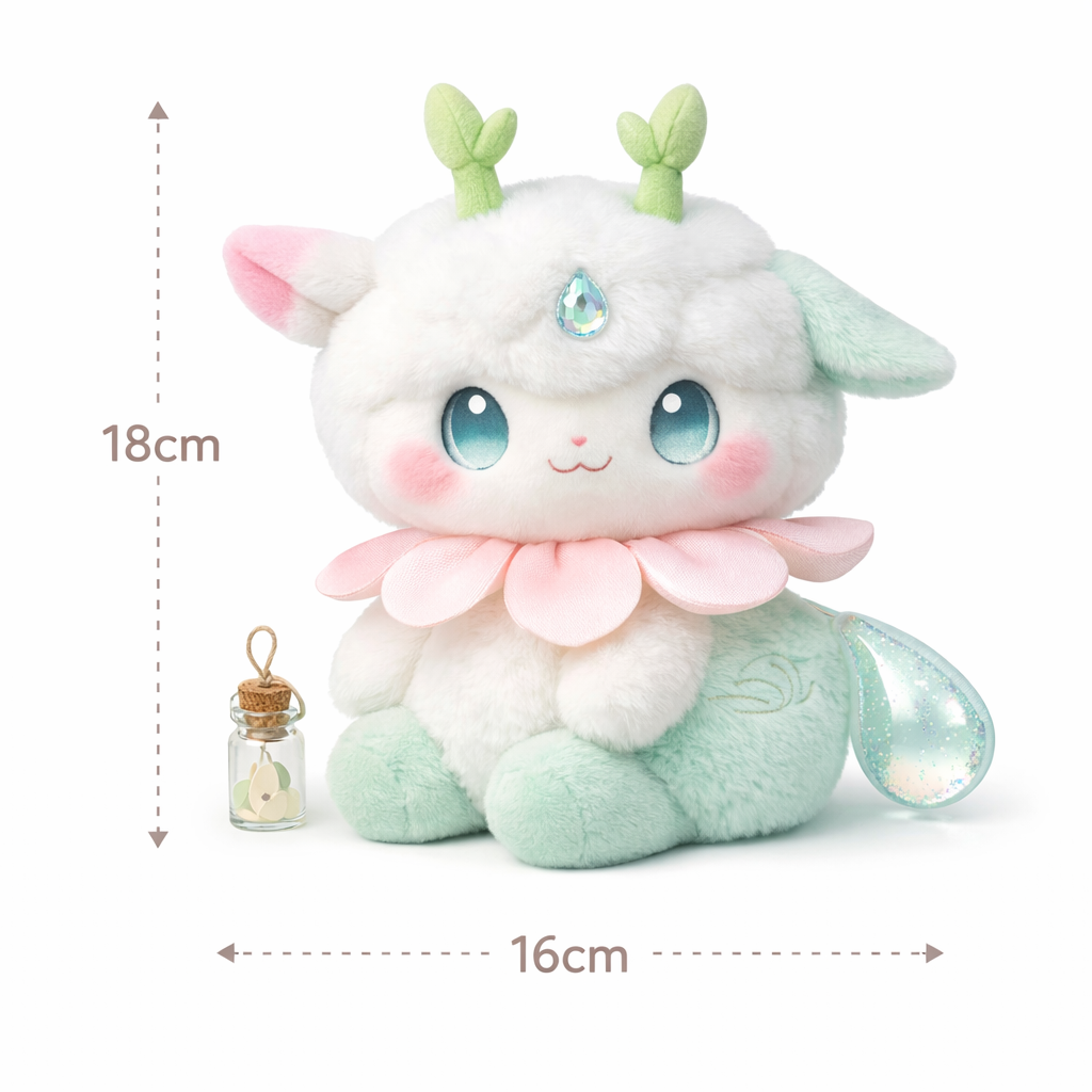 DewSprout Sprite Plush — Spring Freshness Gift Doll