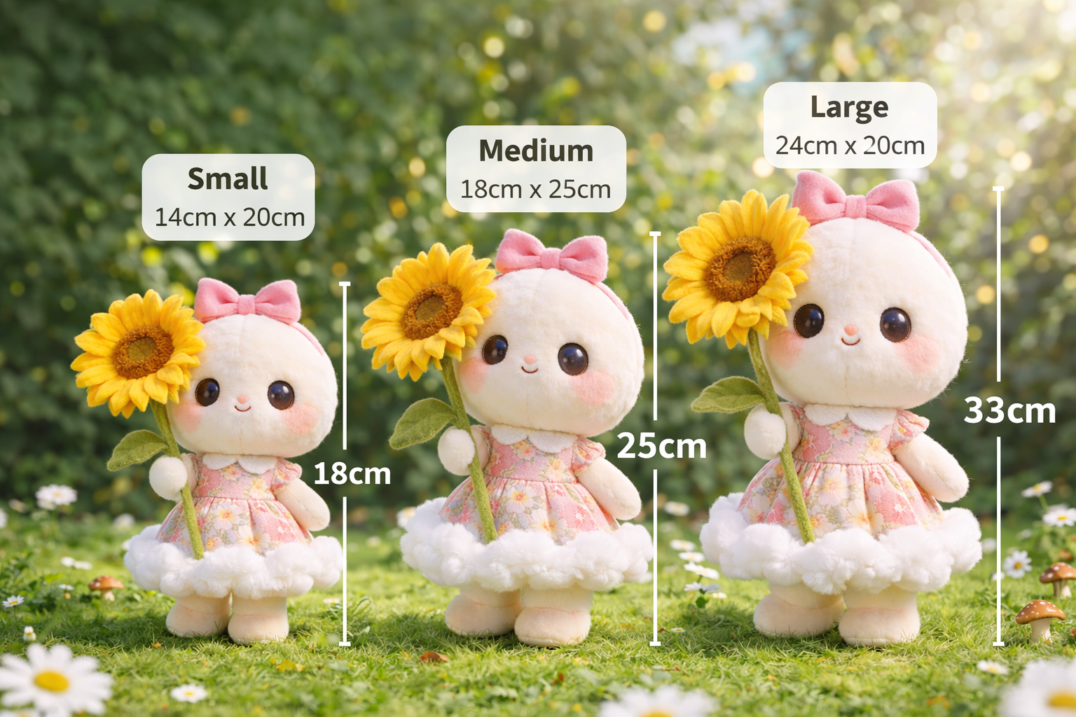 Sunflower Plush Doll